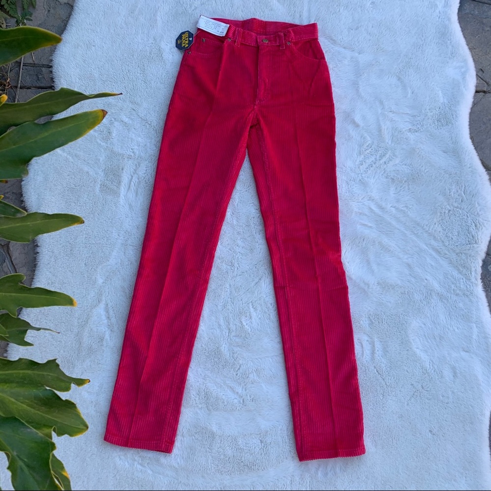 90’s Vintage high waist chunky Lee corduroys - Picture 5 of 12